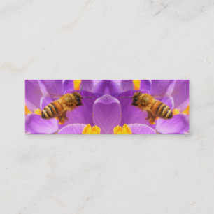 Tarjeta de cernido del perfil del ~ de la abeja