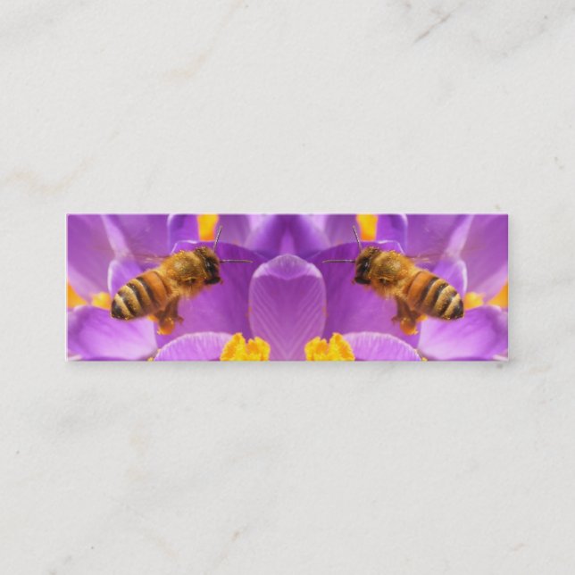 Tarjeta de cernido del perfil del ~ de la abeja (Anverso)