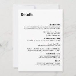 Tarjeta de Cerramiento con Detalles Modernos y Ele