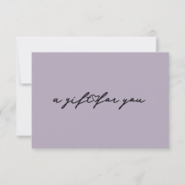 Tarjeta de certificado de belleza de corazón elega (Anverso)