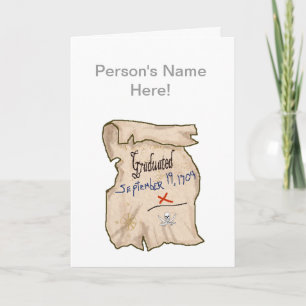 Tarjeta de certificado de graduación de escuela pi