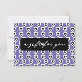 Tarjeta de certificado de regalo de belleza de pat