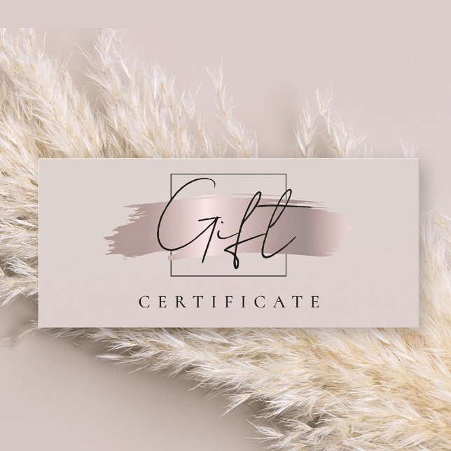 Tarjeta de certificado de regalo de oro Rosa de pi (Subido por el creador)