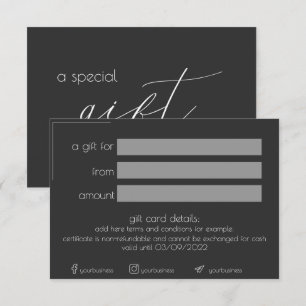 Tarjeta de certificado de regalo para empresas min