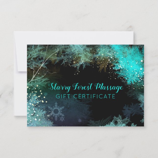Tarjeta de certificado de regalo para empresas tur (Anverso)