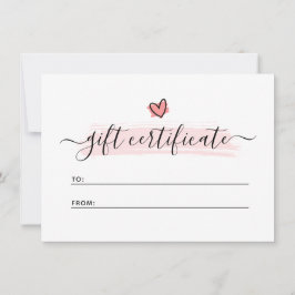 Tarjeta de certificado de regalo para fotógrafo Mi