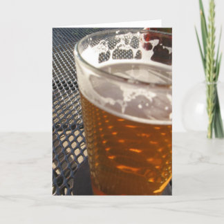Tarjeta de cerveza