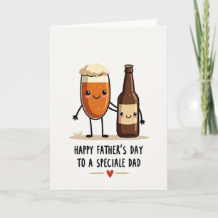 Tarjeta de Cerveza para un Papá Especial