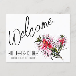 Tarjeta de cesta de regalo de bienvenida Airbnb pe