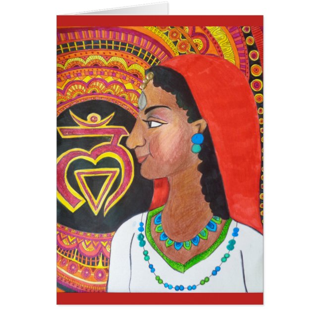 Tarjeta de Chakra de la raíz (fuga) (Frente)