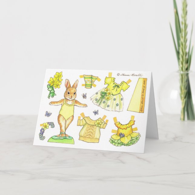 Tarjeta de Chica de cumpleaños (Anverso)