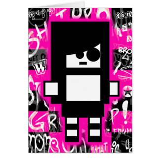Tarjeta de Chica de escena de emo