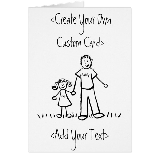 Tarjeta de Chica de papá (Frente)