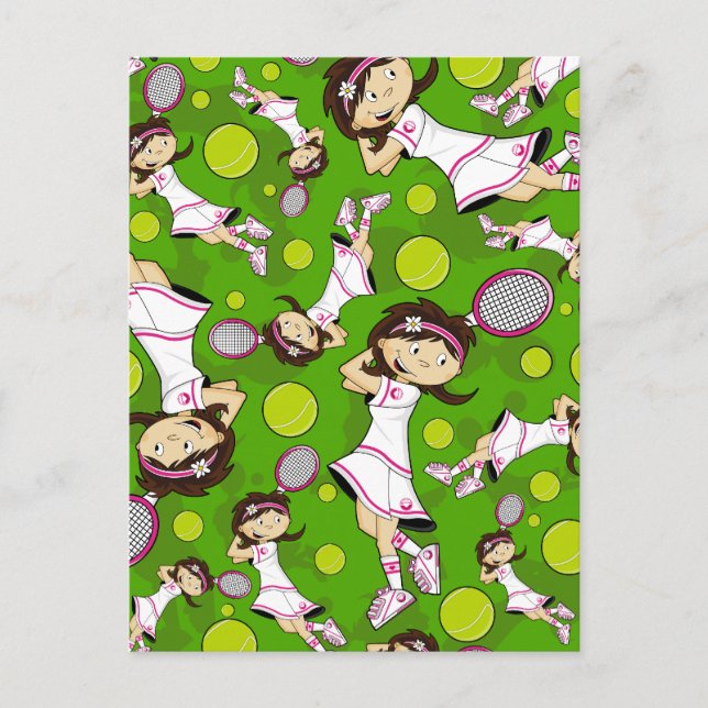 Tarjeta de Chica de tenis de mesa (Anverso)