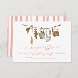 Tarjeta de Chica Diaper Raffle