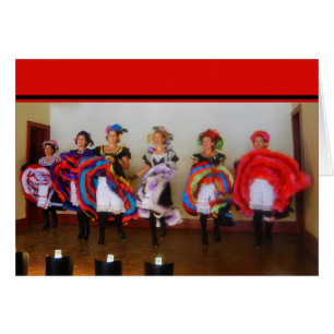 Tarjeta de Chicas de Dance Hall