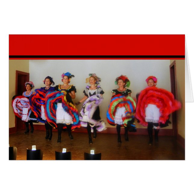 Tarjeta de Chicas de Dance Hall (Anverso (Horizontal))