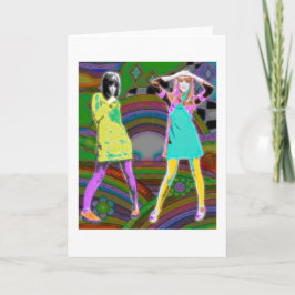 TARJETA DE CHICAS SWINGIN SESTIES