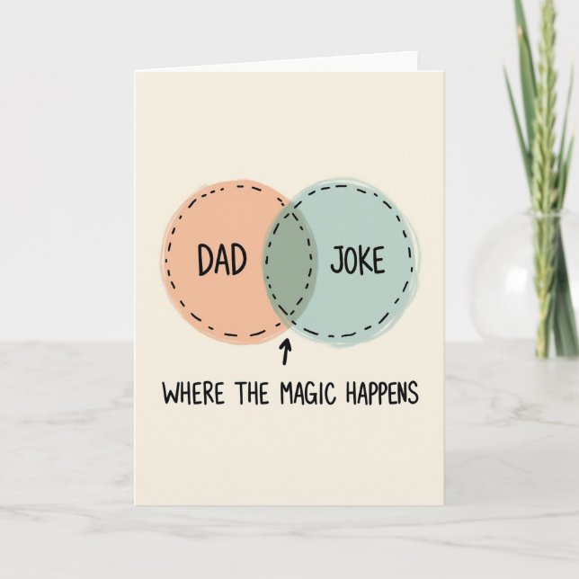 Tarjeta de Chiste Malo de Papá Melocotón (Anverso)