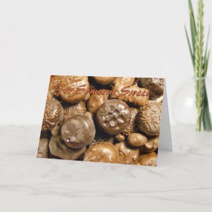 Tarjeta de chocolate personalizable