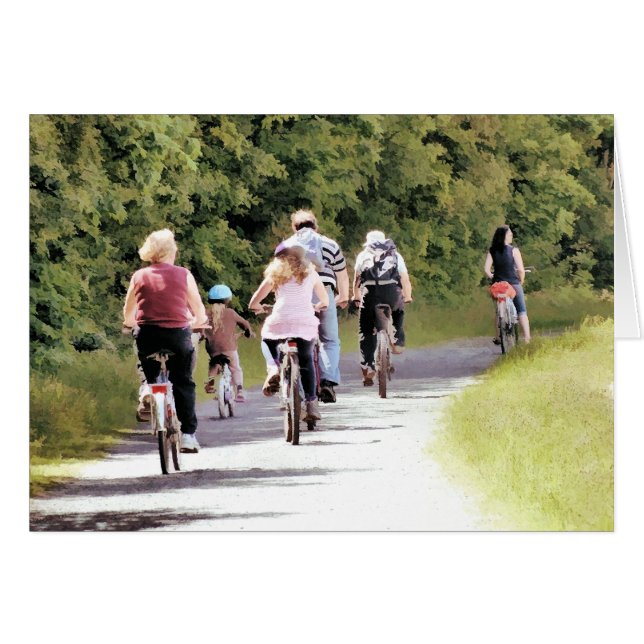 TARJETA DE CICLISMO (Anverso (Horizontal))