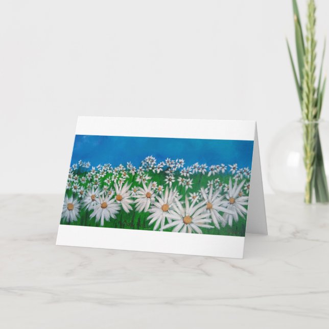 TARJETA DE CIELO AZUL Y DIARIOS (Anverso)