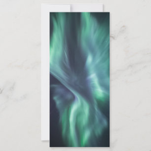 Tarjeta de cielo de las luces del norte