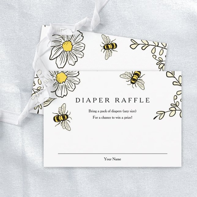 Tarjeta de cierre Bumble Bee Diaper Raffle (Subido por el creador)