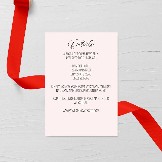 Tarjeta de cierre de Boda de Primrose (Subido por el creador)