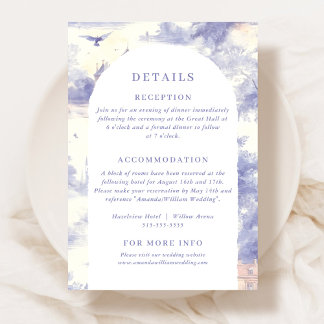 Tarjeta de cierre de detalles de la tela de jouy