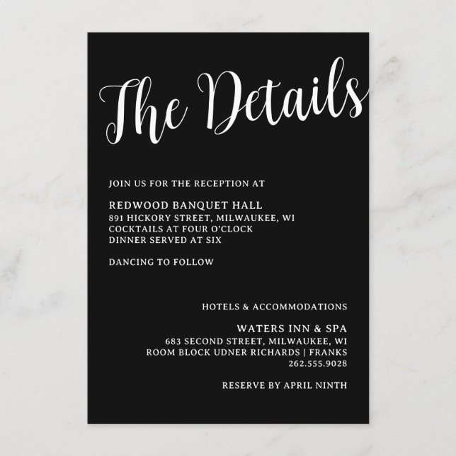 Tarjeta de cierre de detalles de los anillos de lo (Anverso)