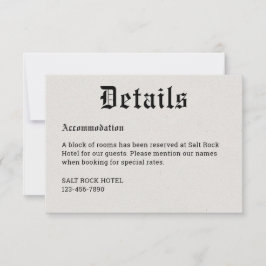 Tarjeta de cierre de detalles de periódico nostálg