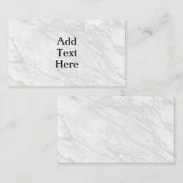 Tarjeta de cierre de mármol blanco y gris