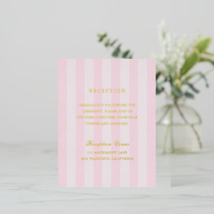 Tarjeta de cierre de papel metálico de boda con ra