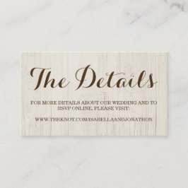 Tarjeta de cierre de sitio web de boda