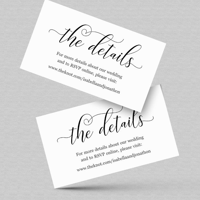 Tarjeta de cierre de sitio web del Boda de caligra (Subido por el creador)