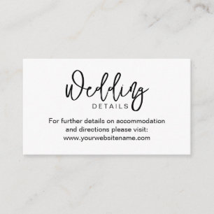 Tarjeta de cierre de sitio web del Boda de Moda mi