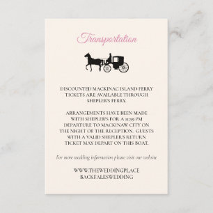 Tarjeta de cierre de transferencia