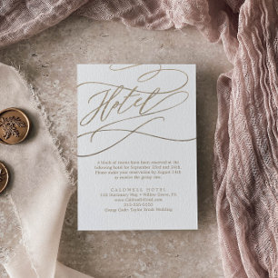 Tarjeta de cierre del Hotel Romangraphy Gold Calli