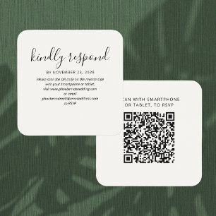 Tarjeta de cierre del sitio web del Boda de código