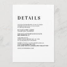 Tarjeta de cierre Hochzeit, moderna, sencilla y fr