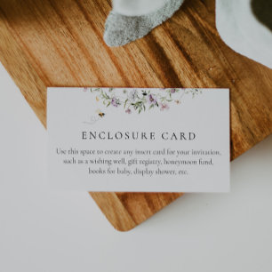 Tarjeta de cierre para Personalizado de abeja y la