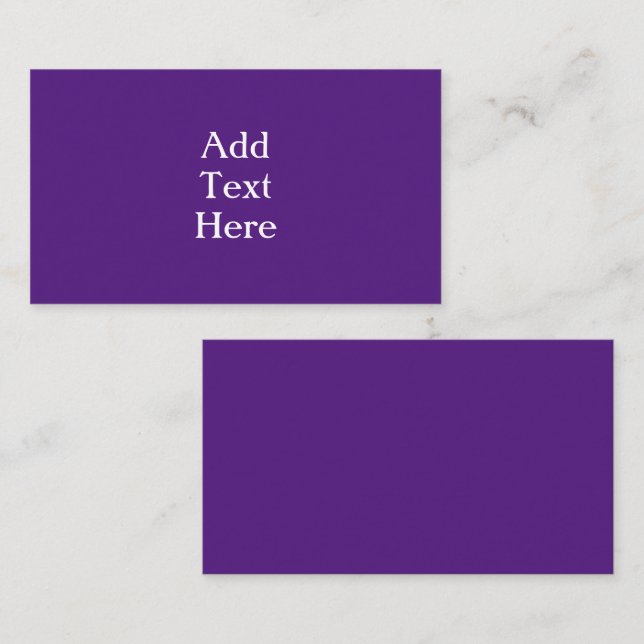 Tarjeta de cierre púrpura (Anverso / Reverso)