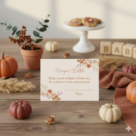 Tarjeta de cierre Raffle Raffle de Terracota Rústi