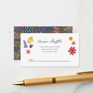 Tarjeta de cierre Raffle Raffle Field de Flor