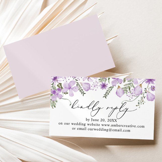 Tarjeta de cierre RSVP para el sitio web de Boda L (Subido por el creador)