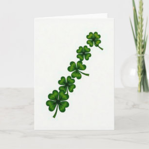 Tarjeta de Cinco Shamrock Fortune