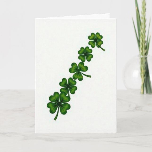Tarjeta de Cinco Shamrock Fortune (Anverso)