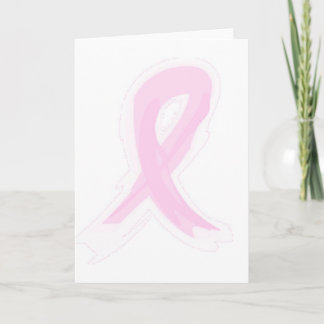 Tarjeta de cinta rosa