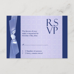Tarjeta de cinta RSVP para Boda judío